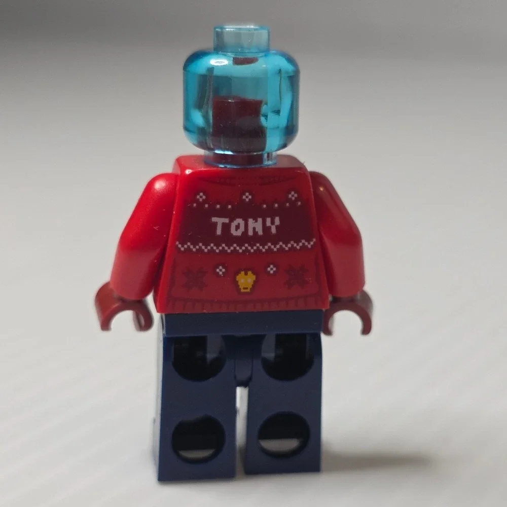 LEGO Minifigure Small‎ Red Excellent Tony Stark Christmas Sweater sh650